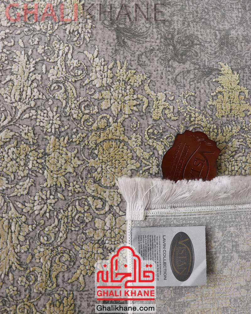 فرش مدرن با نخ بامبو