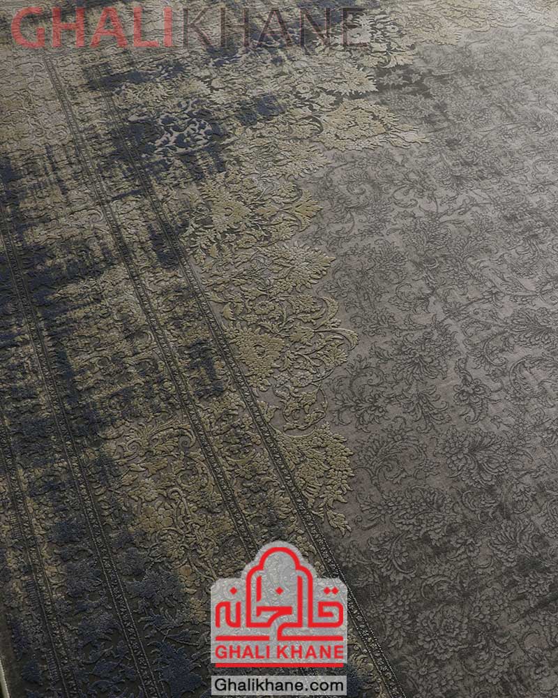 فرش طوسی بنفش