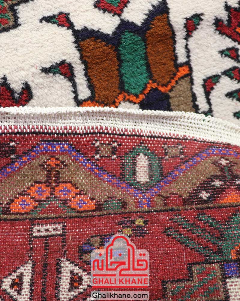 فرش دستبافت ساوه نقشه کاسه گلاب