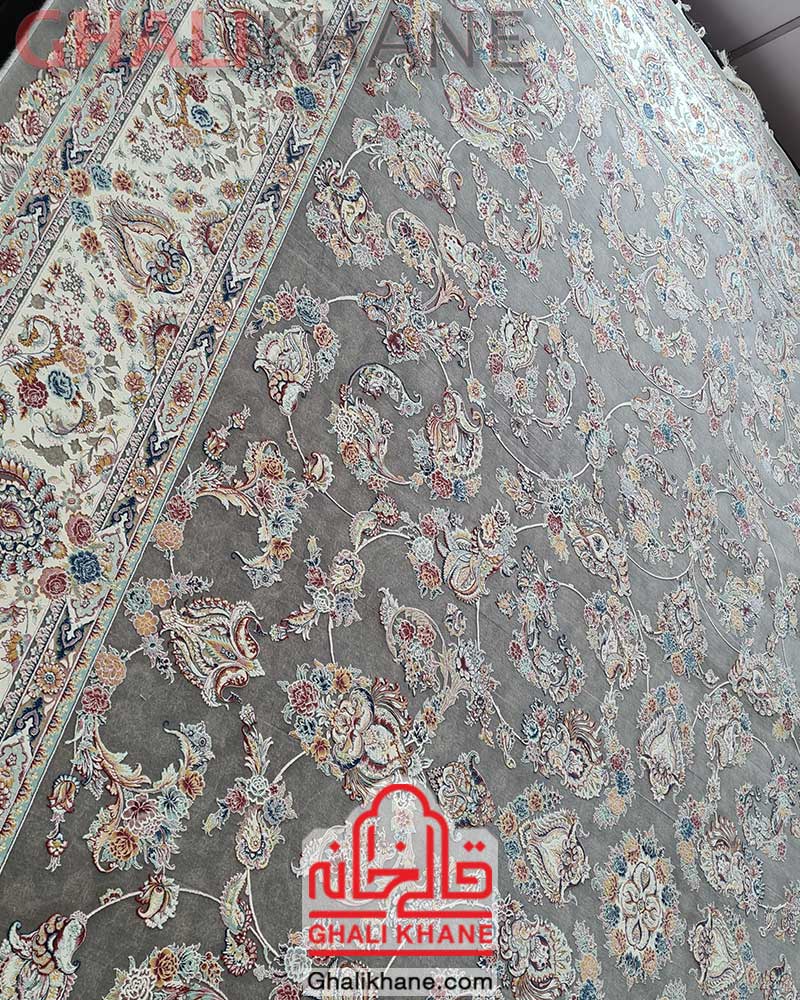 فرش مشهد کد 813001 طوسی افشان 1500 شانه