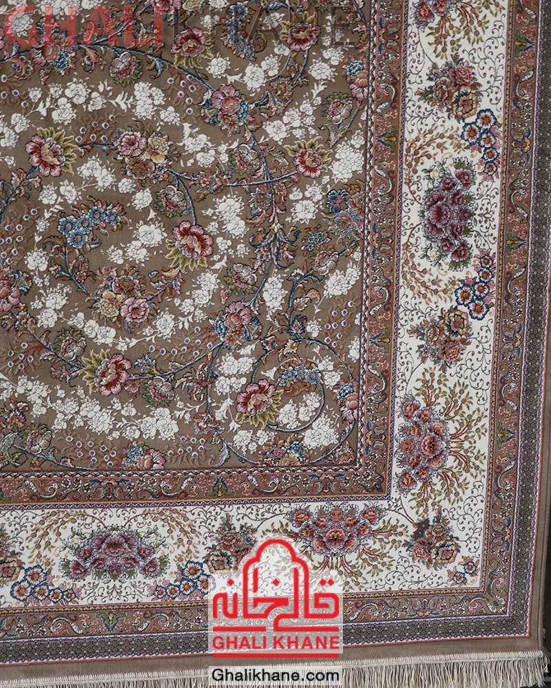 فرش نگین مشهد کد 1011 نسکافه ای