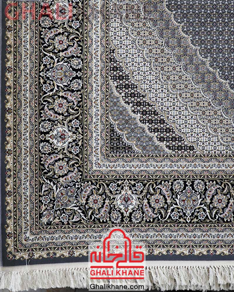 فرش زمرد مشهد کد 23001 ریزماهی آبی