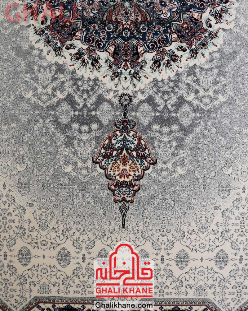 فرش زمرد مشهد طرح هالیدی کرم کد 25037