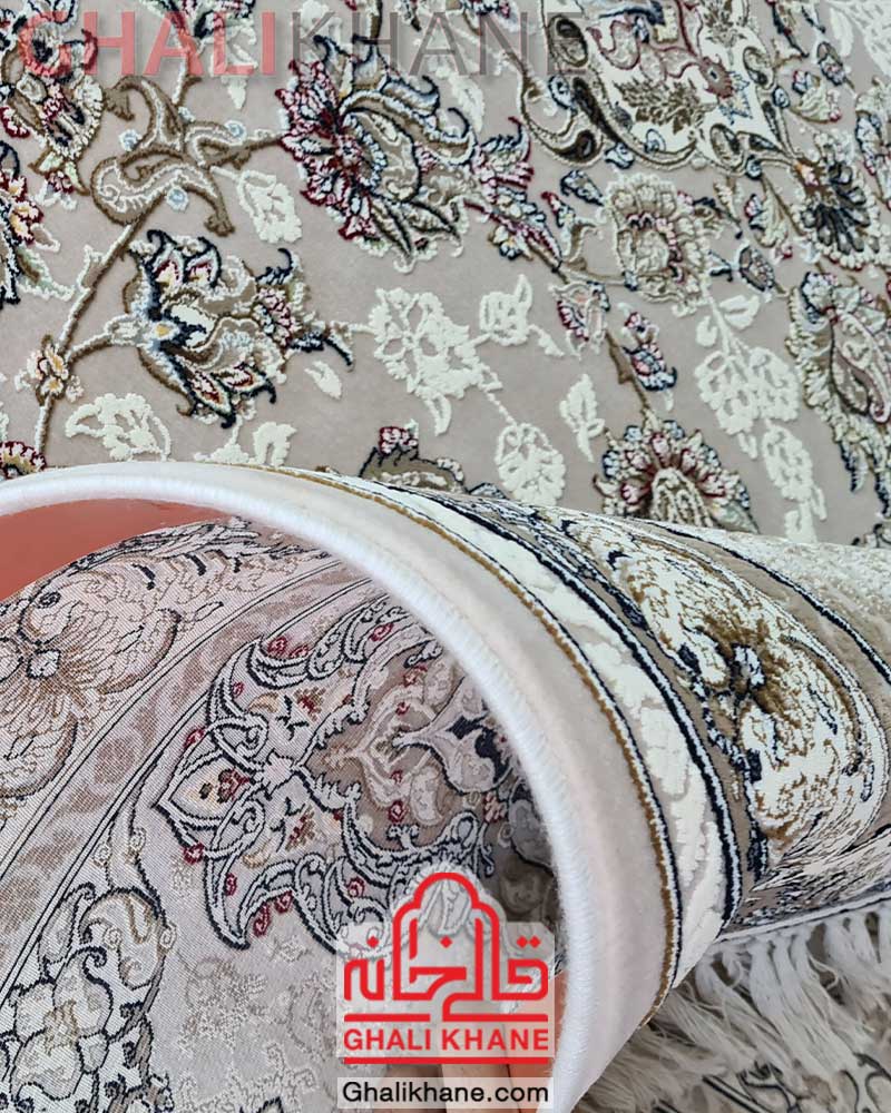 فرش زمرد مشهد کد 22008 صدفی