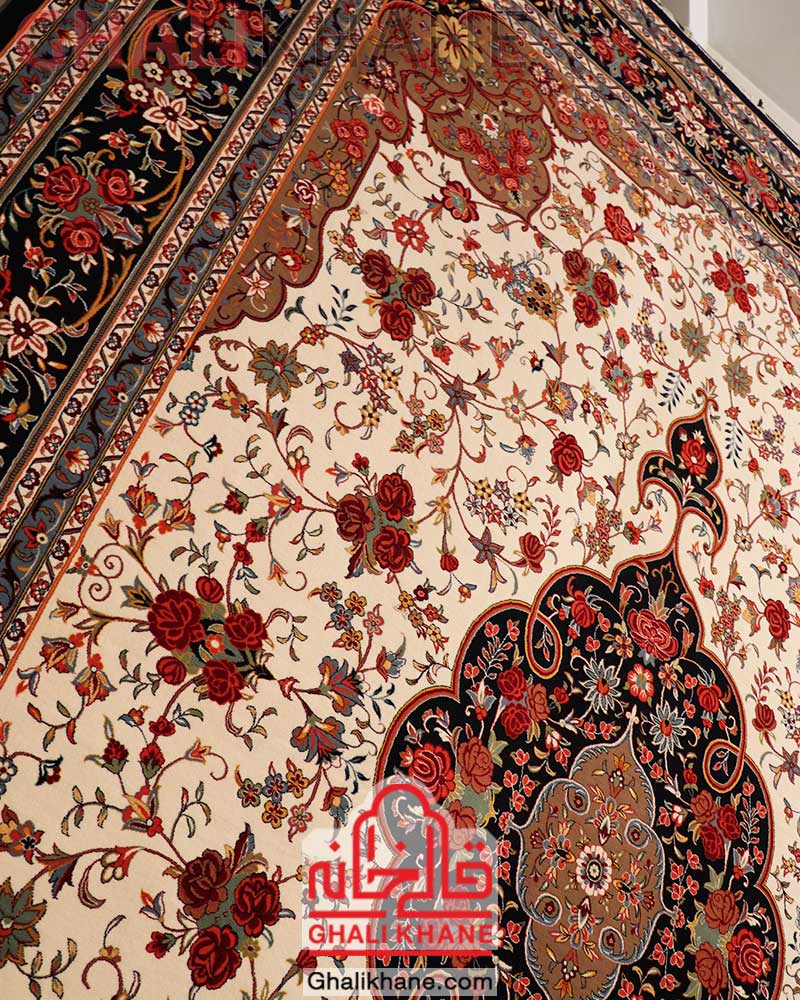 فرش ستاره کویر یزد کلکسیون شاهکار نوین 700 شانه کد N083-2509