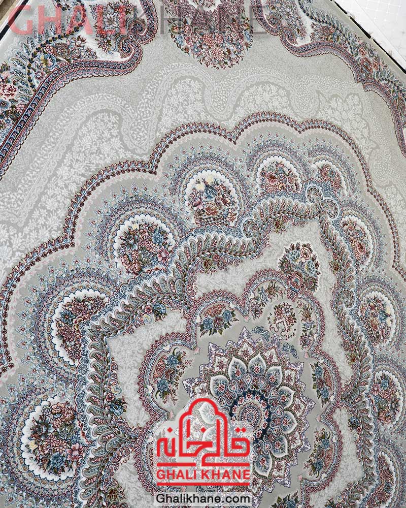 فرش زمرد مشهد طرح باغ ملک طوسی کد 25066