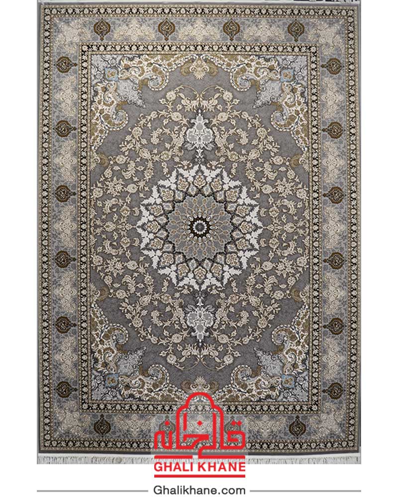 فرش زمرد مشهد کد 30003 دودی