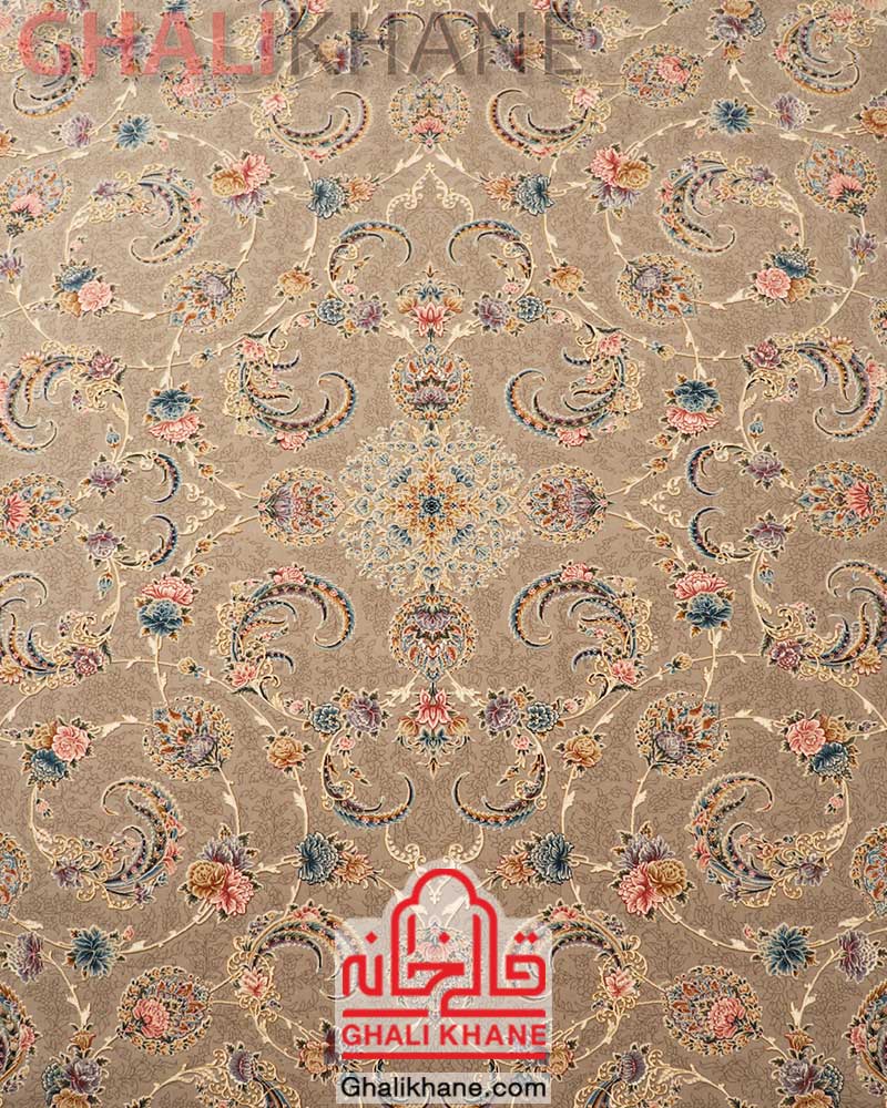 فرش ستاره کویر یزد کلکسیون نقش جهان 1000 شانه کد E040-2077