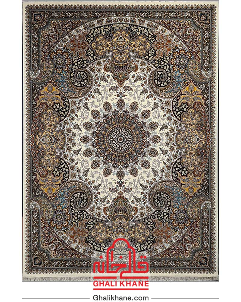 فرش نگین مشهد کد 28009 کرم