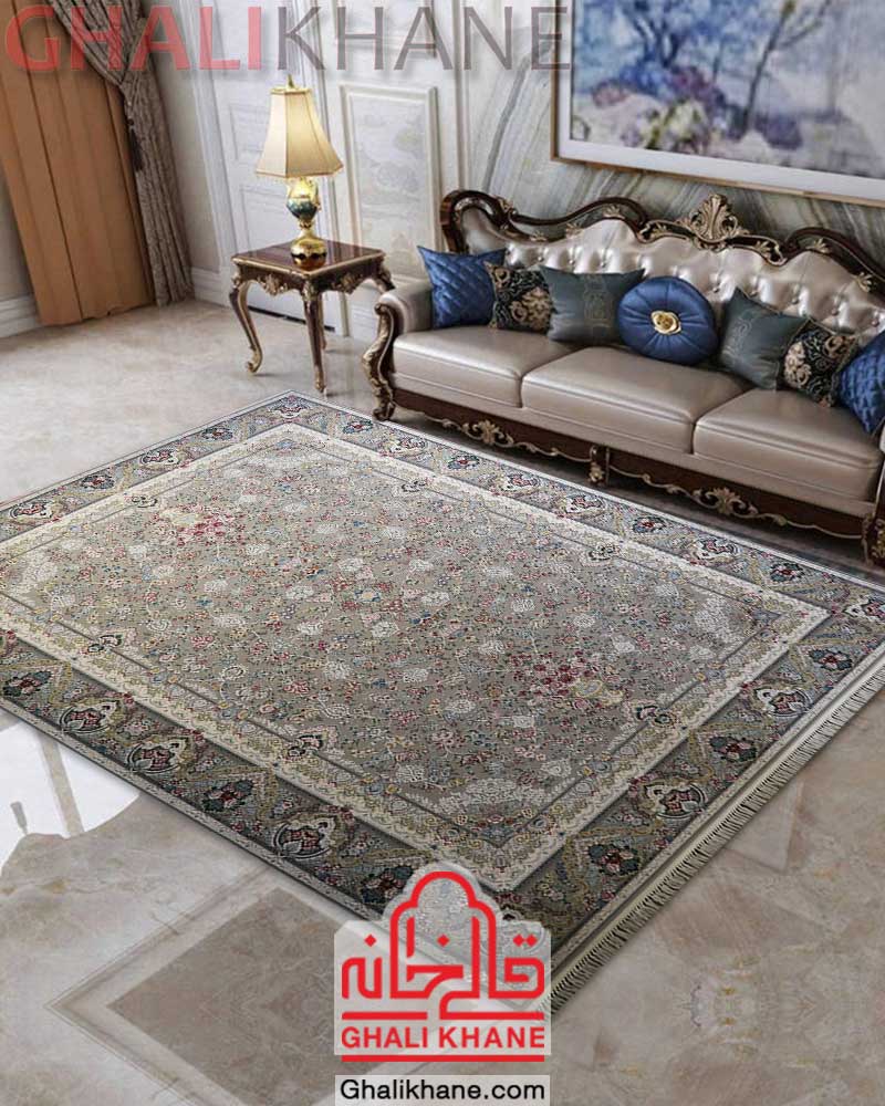 فرش زمرد مشهد کد 55003 صدفی