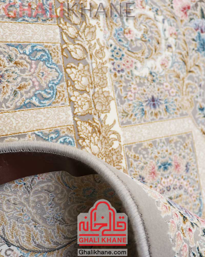 فرش کویر یزد کلکسیون نقش جهان 1000 شانه کد E042-2030