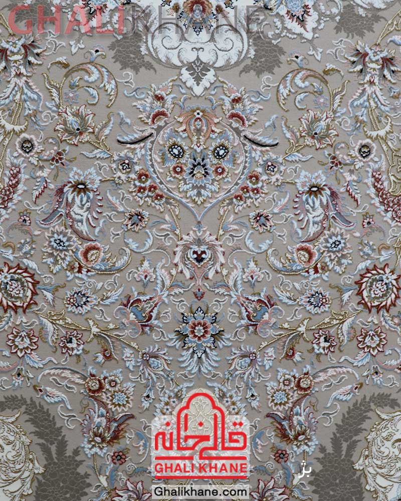 فرش زمرد مشهد کد 37000 بژ 1200 شانه