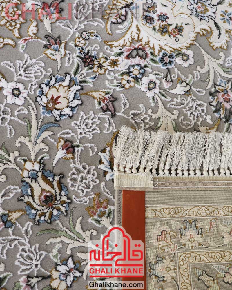 فرش زمرد مشهد کد 30003 سیلور 700 شانه