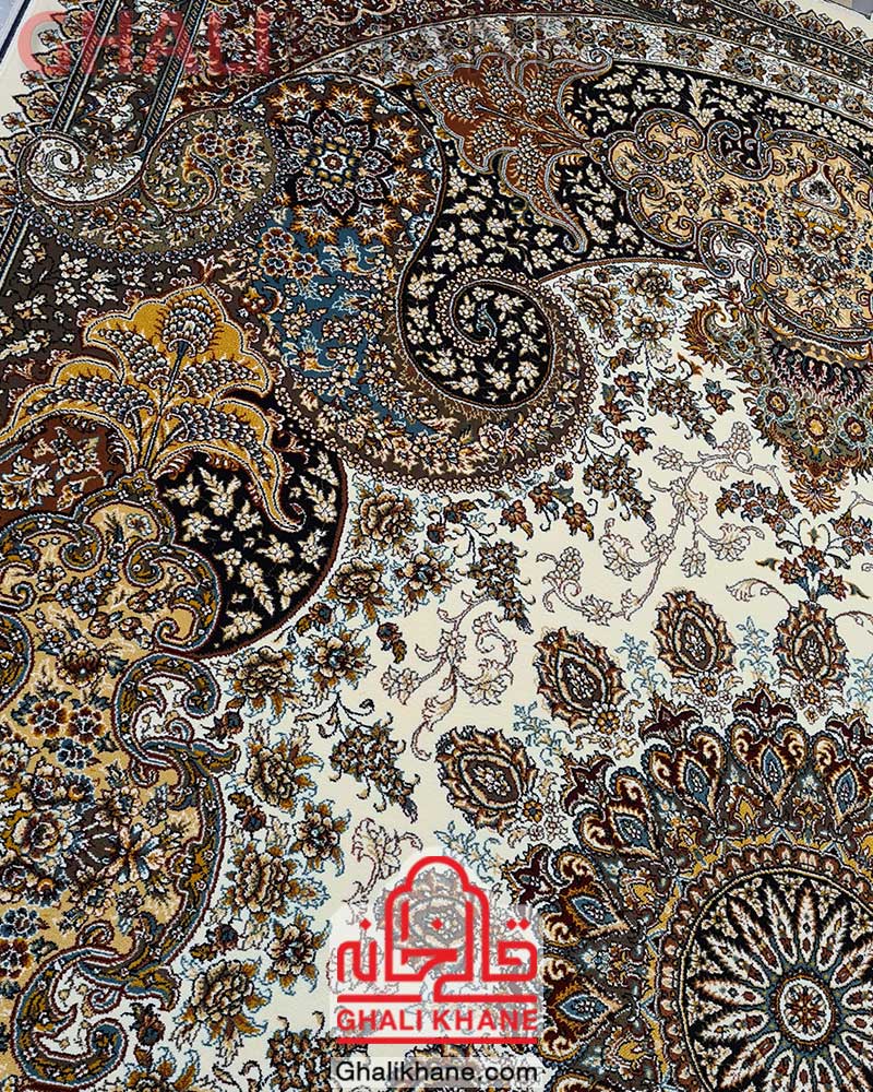 فرش نگین مشهد کد 28009 کرم