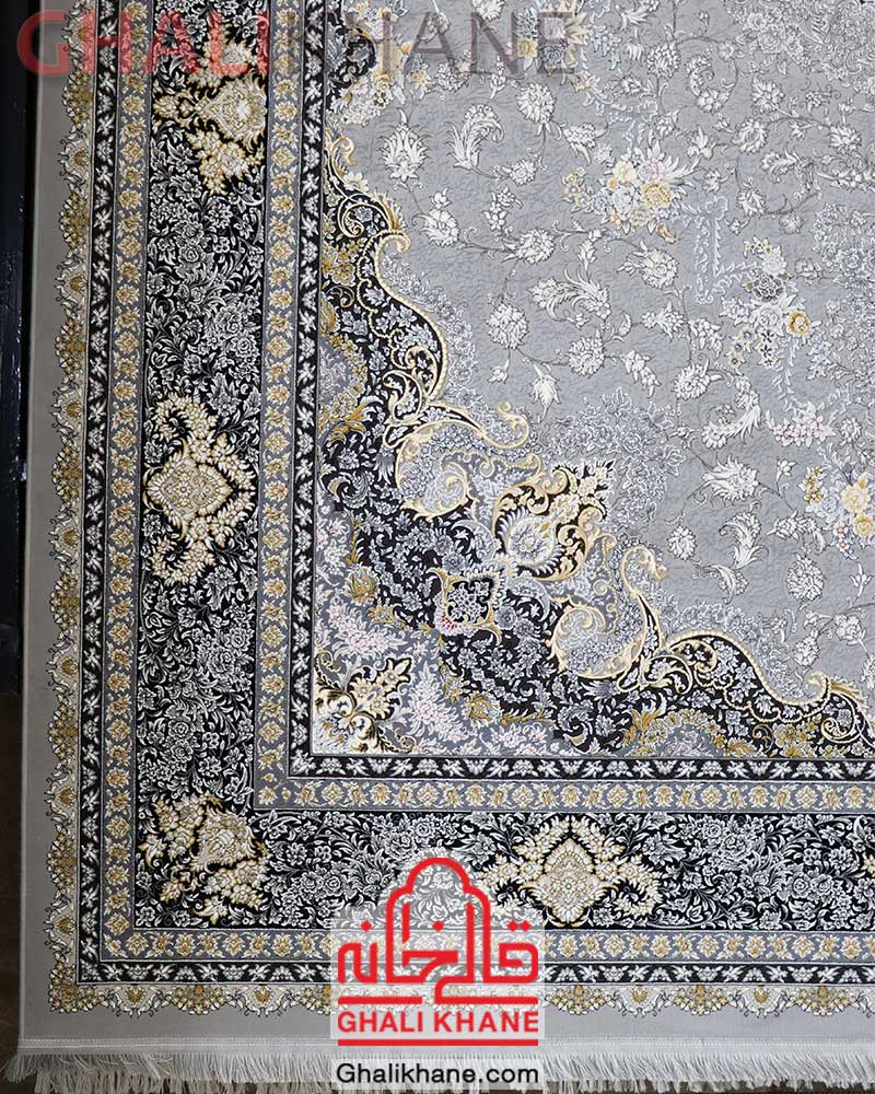 فرش زمرد مشهد کد 23003 الماسی