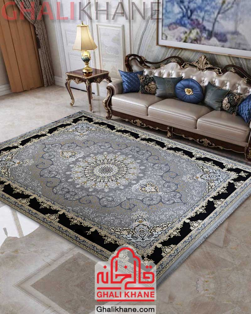 فرش زمرد مشهد کد 23002 الماسی روشن
