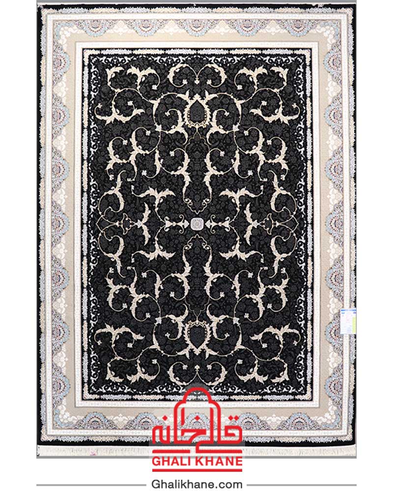 فرش نگین مشهد کد 2608 سرمه ای