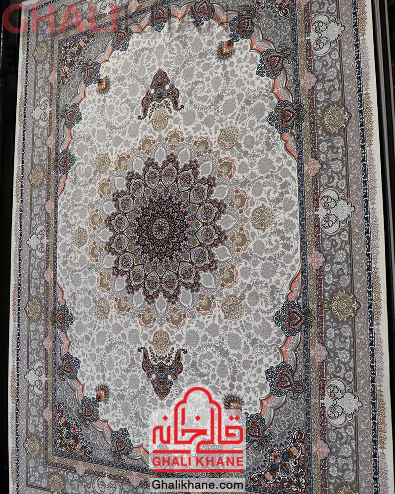 فرش نگین مشهد کد 1217 کرم