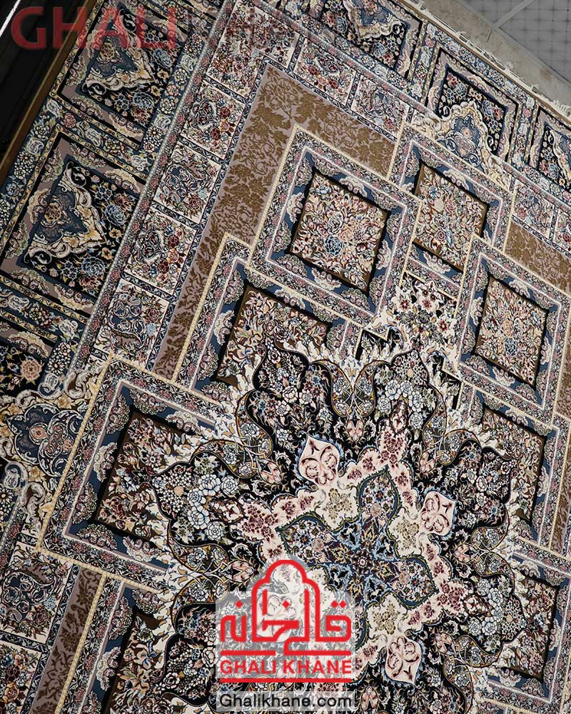 فرش زمرد مشهد کد 22000 گردویی