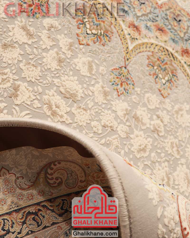 فرش ستاره کویر یزد کلکسیون ستارگان 1500 شانه کد E501-1030