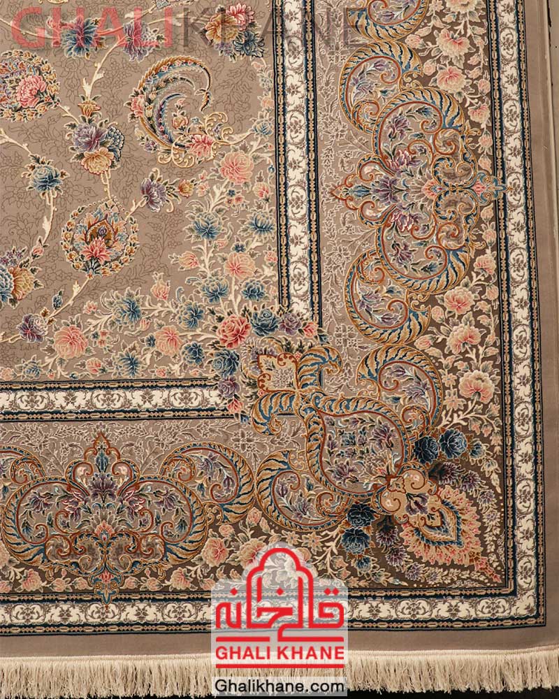 فرش ستاره کویر یزد کلکسیون نقش جهان 1000 شانه کد E040-2077