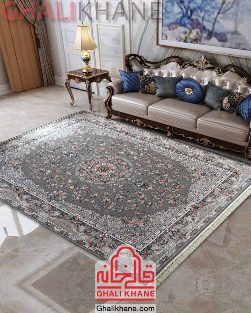 فرش مشهد کد 802100 طوسی