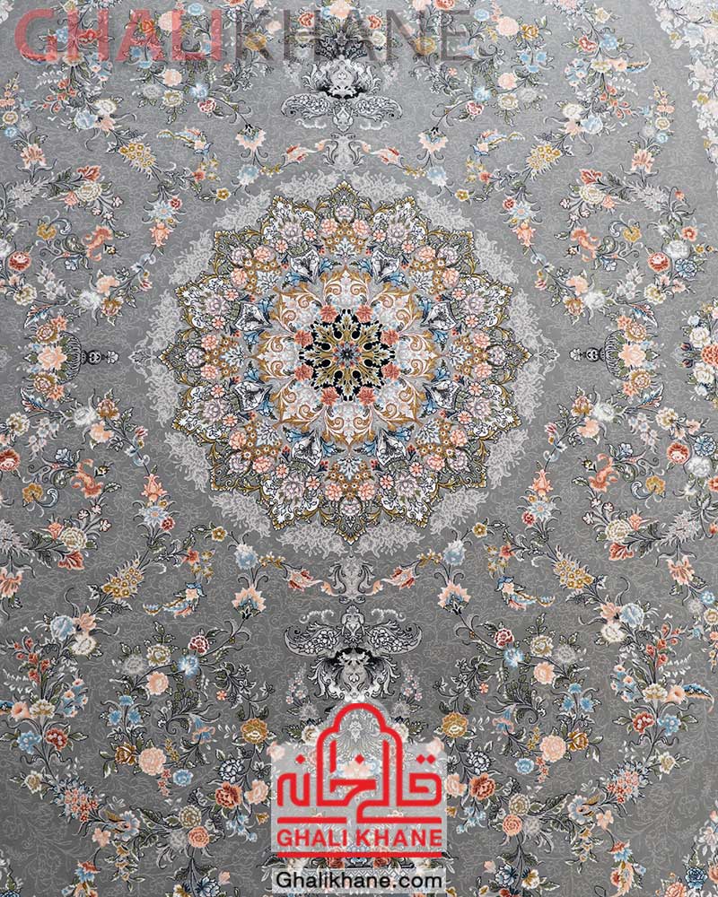 فرش مشهد کد 802100 طوسی