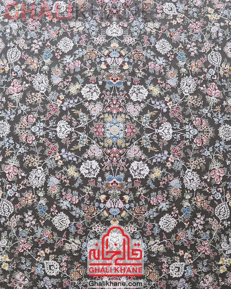 فرش زمرد مشهد کد 55003 الماسی افشان