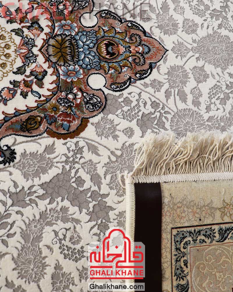 فرش نگین مشهد کد 1217 کرم