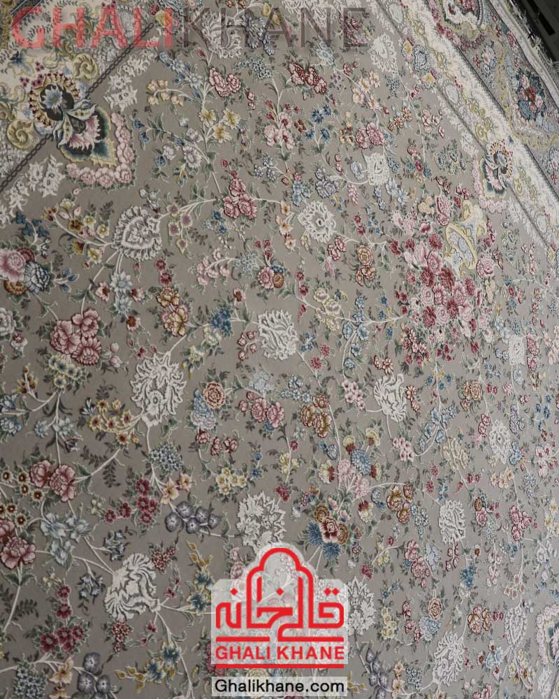 فرش زمرد مشهد کد 55003 صدفی