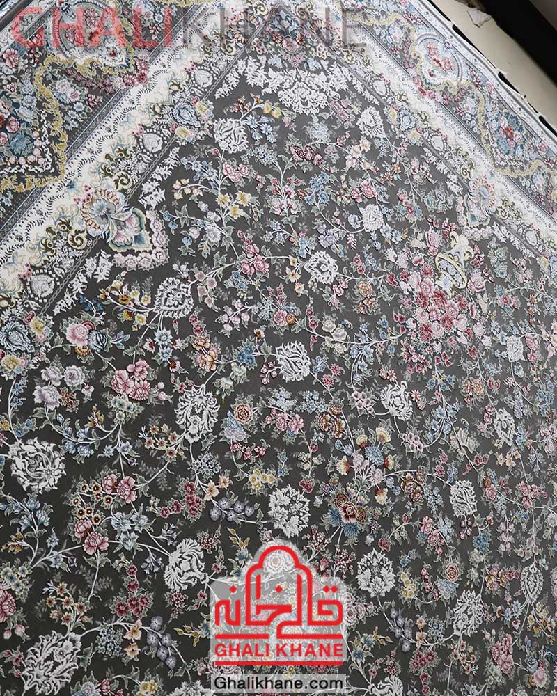 فرش زمرد مشهد کد 55003 الماسی