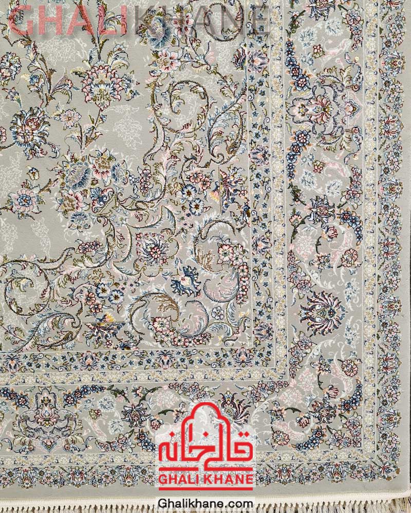 فرش زمرد مشهد کد 25070 طوسی