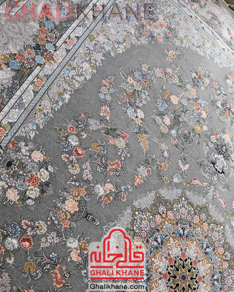فرش مشهد کد 802100 طوسی