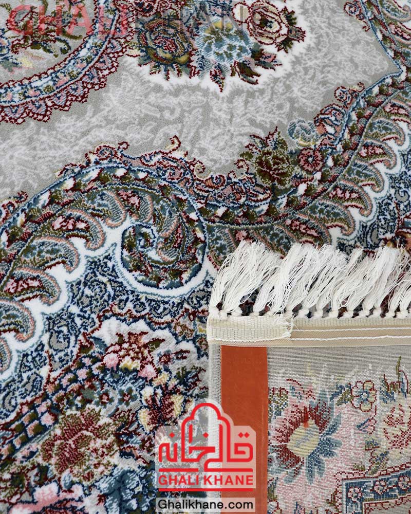 فرش زمرد مشهد 700 شانه طرح باغ ملک طوسی کد 25066