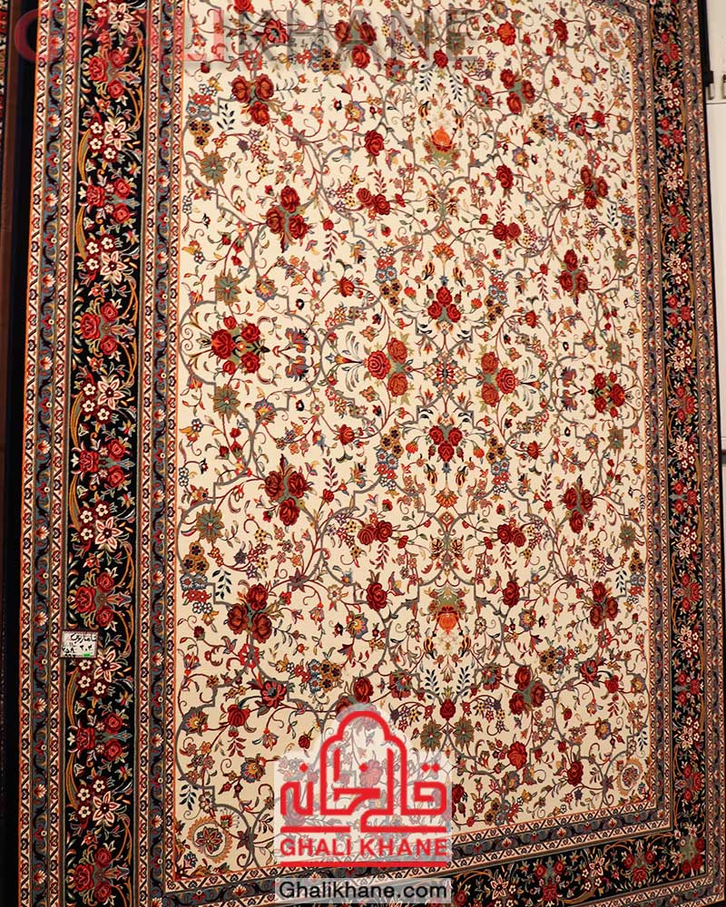 فرش ماشینی کویر یزد شاهکار نوین کد YN-N110-2509