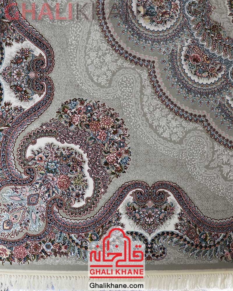 فرش زمرد مشهد طرح باغ ملک طوسی کد 25066