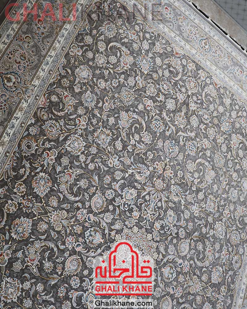 فرش زمرد مشهد 1200 شانه افشان الماسی کد 37003