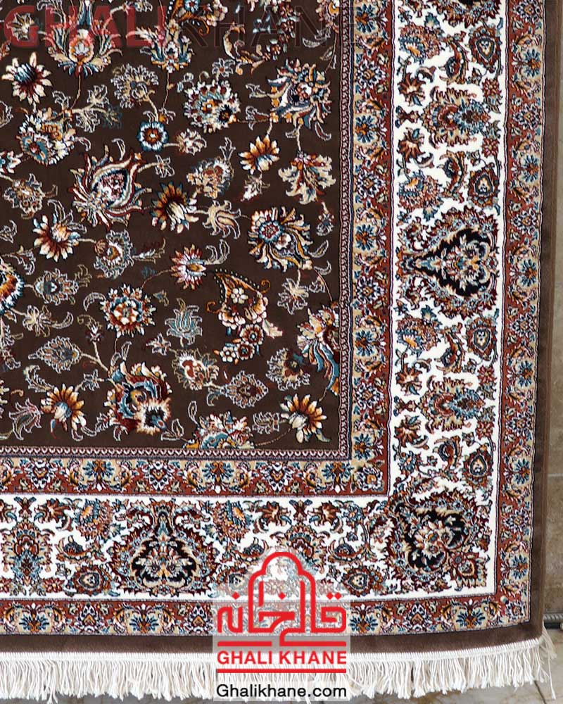 فرش نگین مشهد کد 2591 گردویی