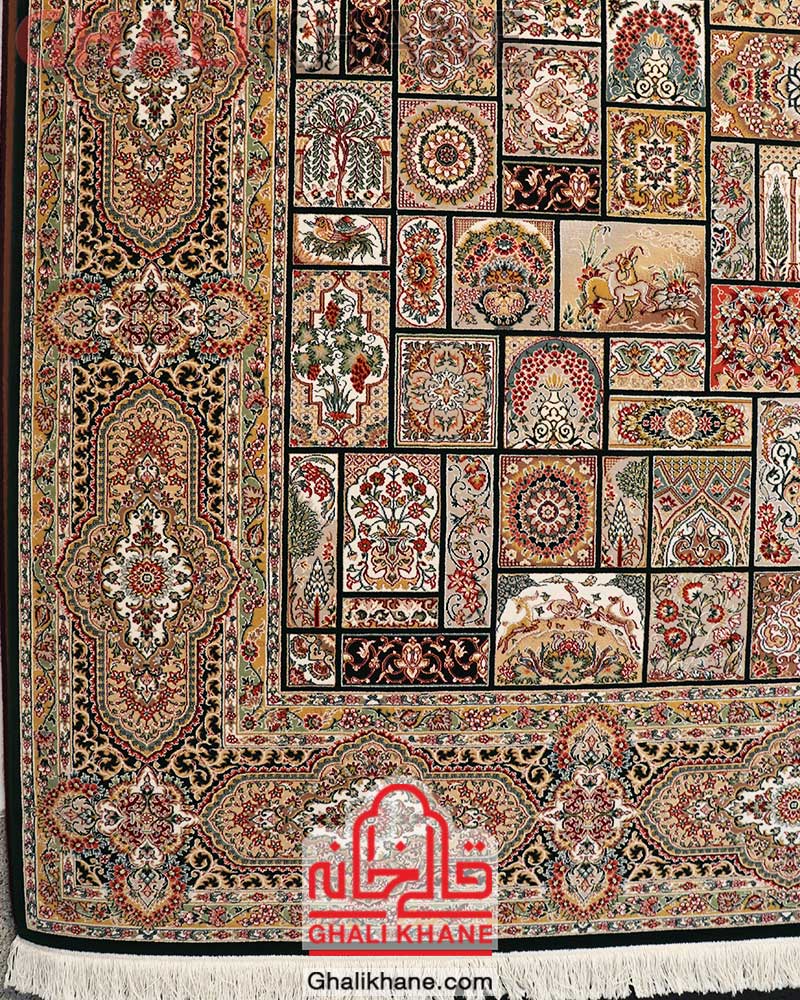 فرش کویر یزد کلکسیون شهریار کد Q044-1099