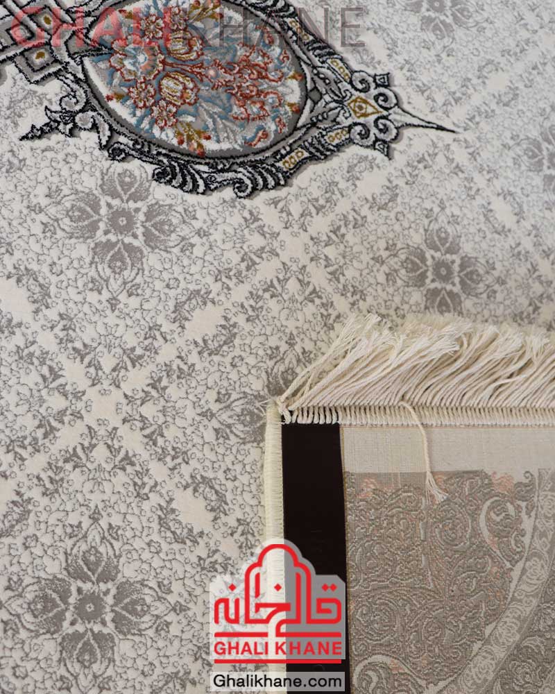 فرش نگین مشهد 1200 شانه کد 1220 کرم