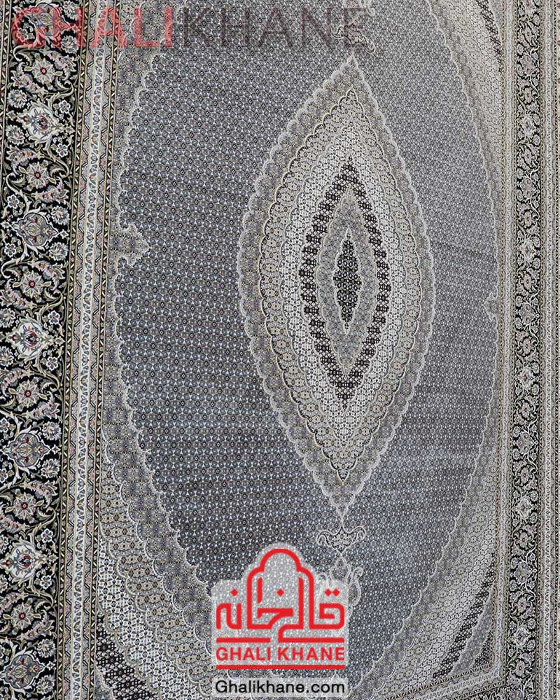 فرش زمرد مشهد کد 23001 ریزماهی آبی