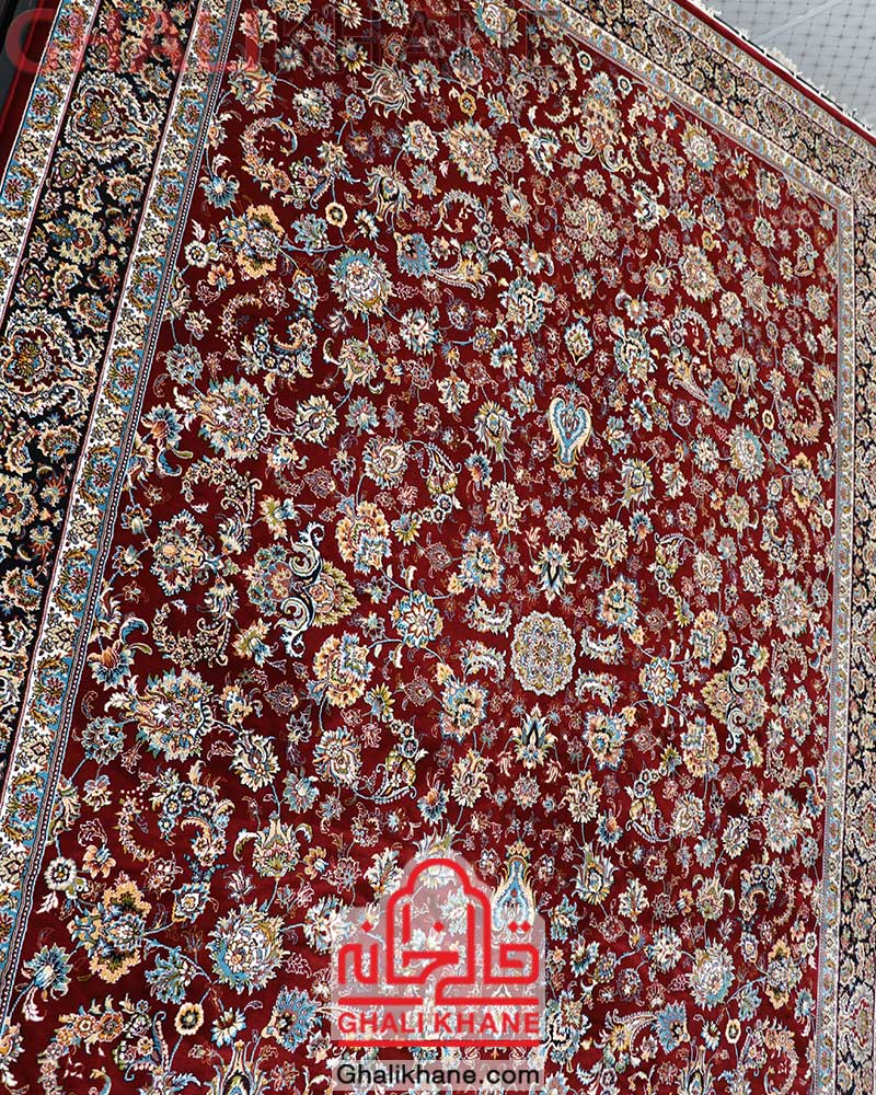 فرش نگین مشهد کد 2591 لاکی افشان