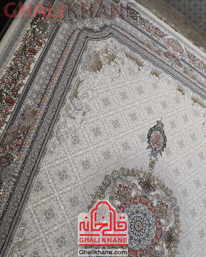 فرش نگین مشهد کد 1220 کرم
