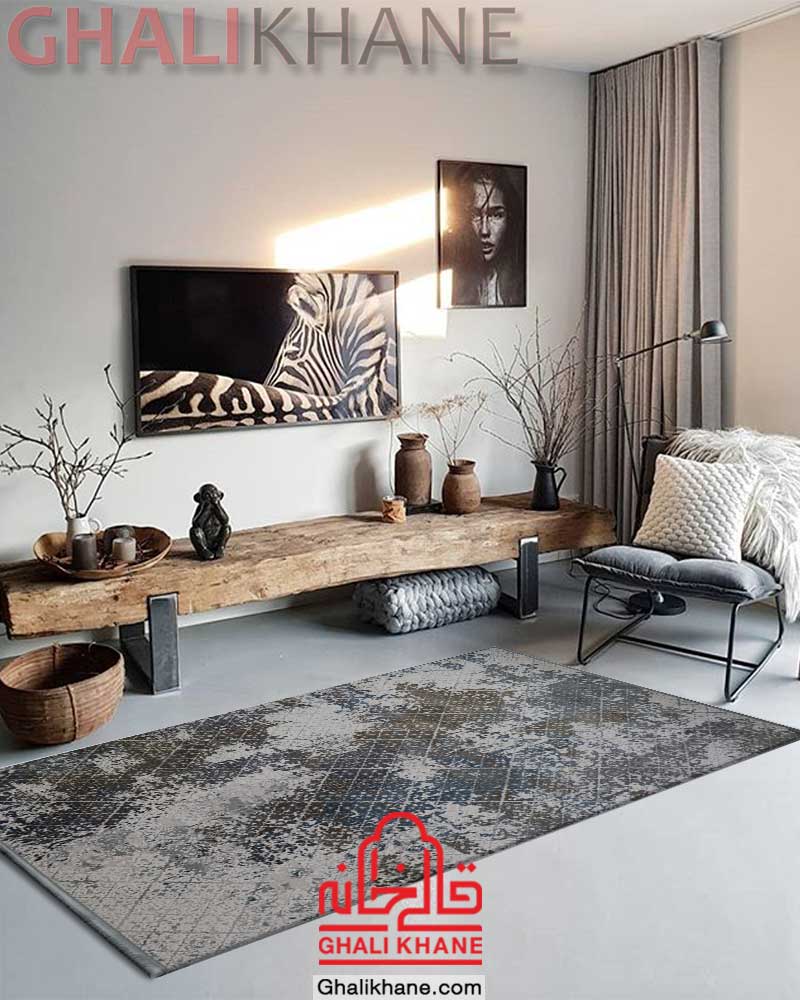 فرش زمرد مشهد کد 5123 طوسی