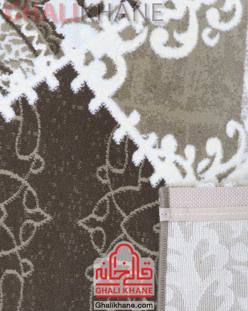 فرش زمرد مشهد کد 1715 صورتی