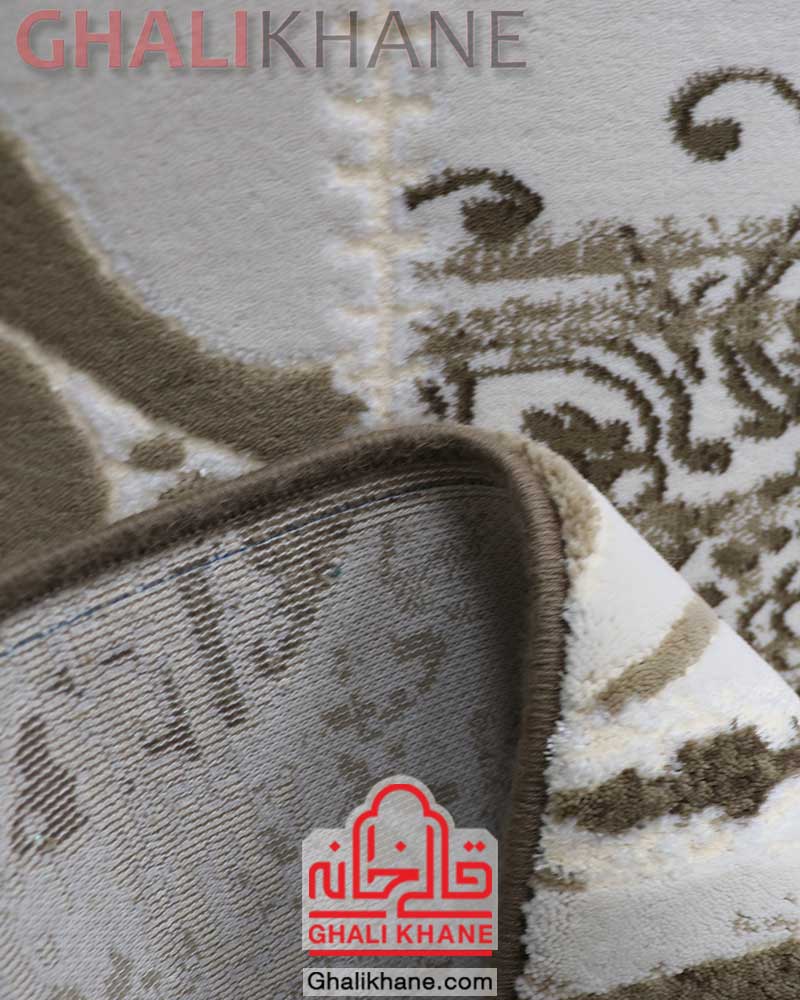 فرش زمرد مشهد کد 1721 آبی