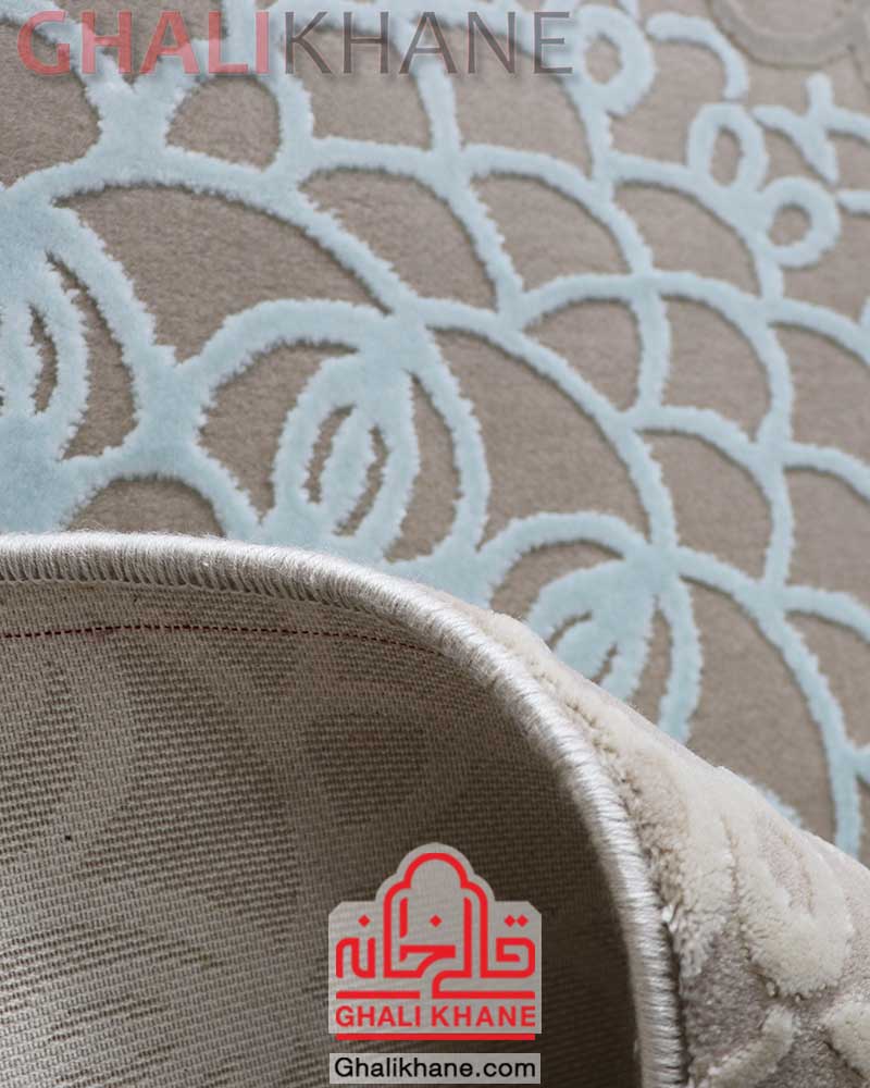 فرش زمرد مشهد کد 2107 بژ کرم