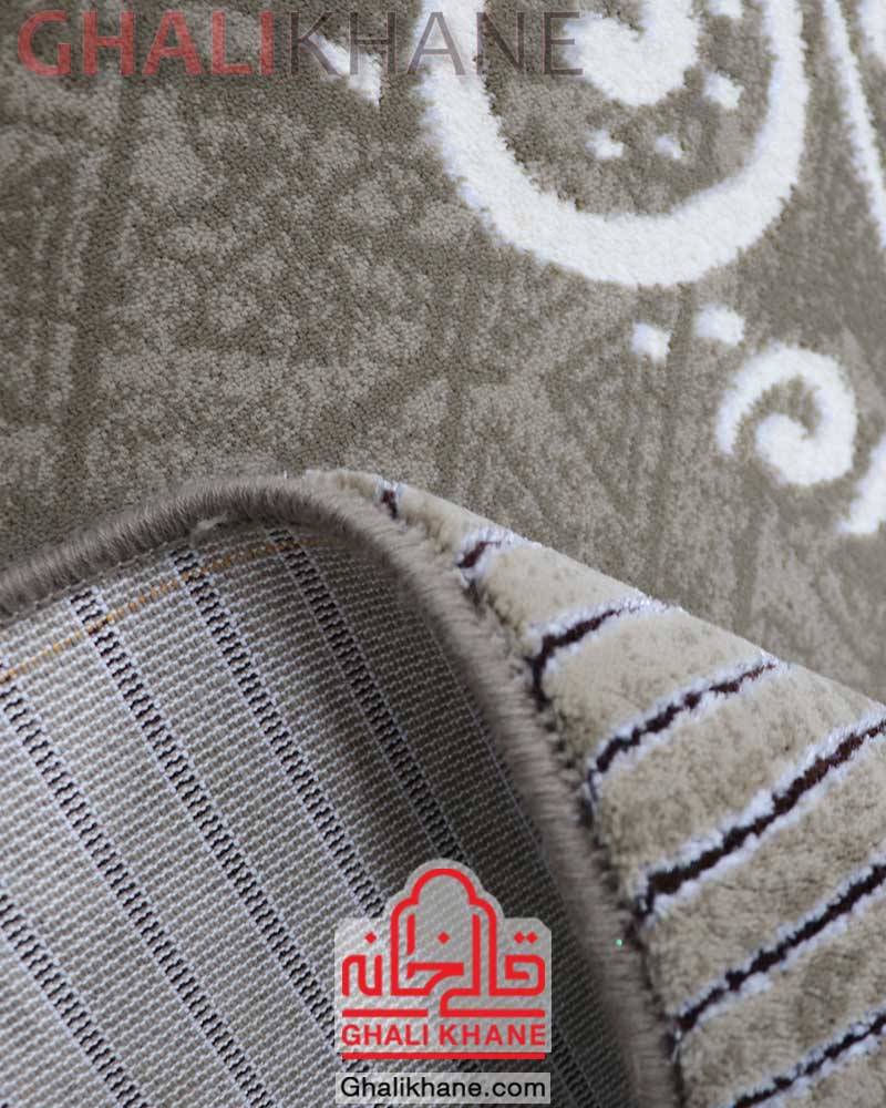 فرش زمرد مشهد کد 1720 قهوه ای