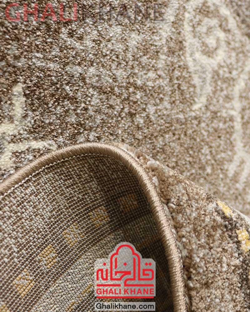 فرش ساوین کد 4114 نسکافه ای