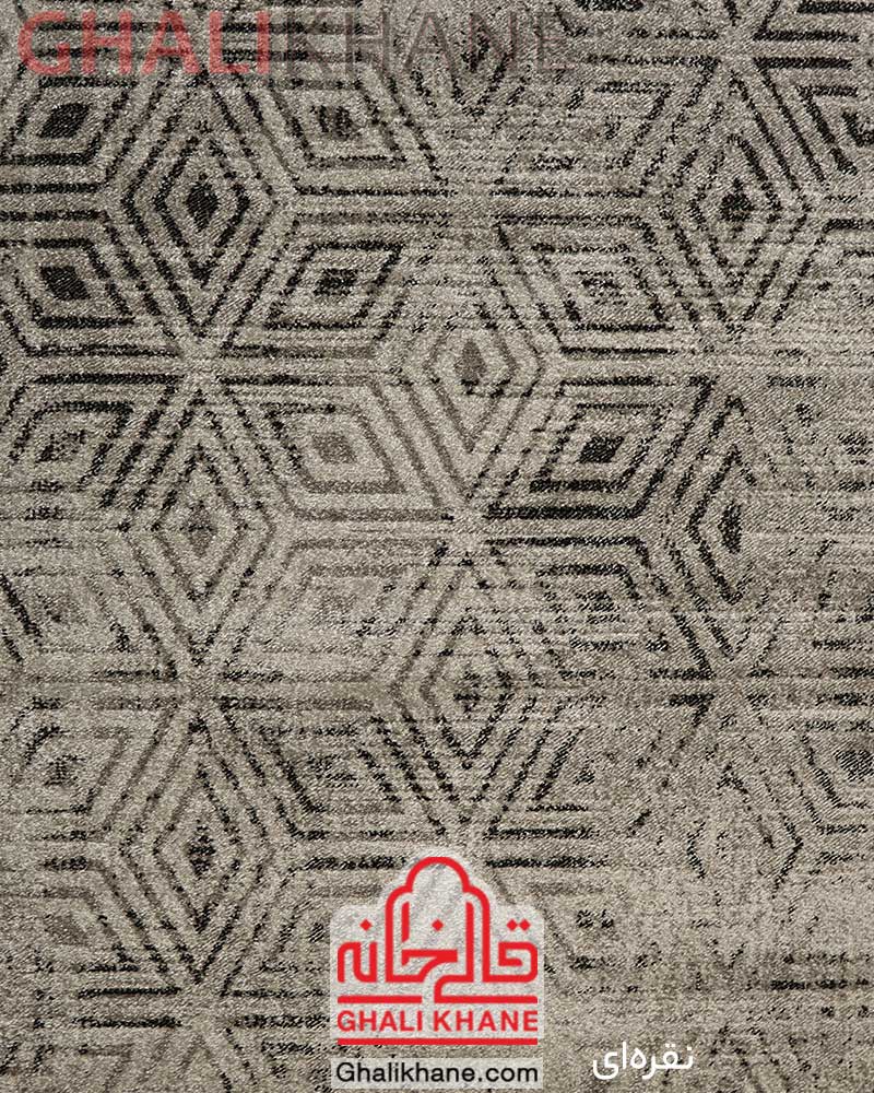فرش ساوین کد 4113 نقره ای روشن